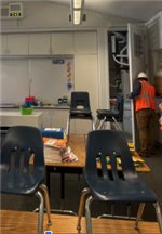 West classroom HVAC
